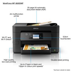 EPSON WorkForce Pro WF-3820DWF  (4 en 1)