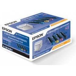 Epson Aculaser C-900 Toner, Pack 4 colores baja capacidad