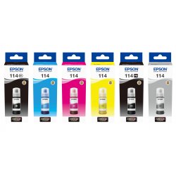 EPSON Botella Cyan 70 ml Ecotank ET-8500 / ET-8550 - 114