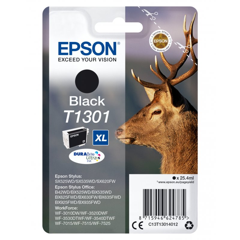 Epson Stylus SX525WD/620FW/ Office B42WD/ 525WD/625FWD/925FWD Cartucho Negro