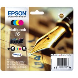 Epson DURABrite Ultra Ink Cartucho 16 Multipack 4 colores