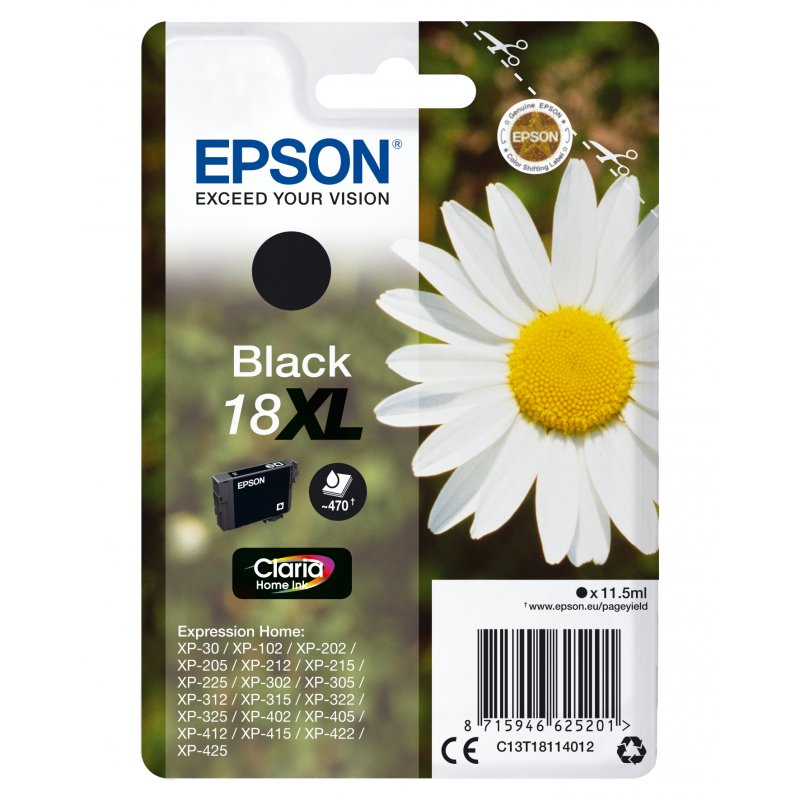 Epson Expression Home XP-102/205/305/405 Cartucho Negro Alta capacidad (Radiofrecuencia)