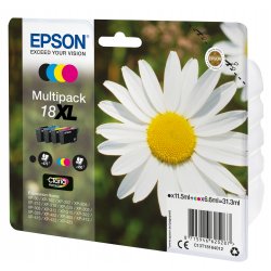 Epson Expression Home XP-102/202/205/215/305/405 Multipack 4 Cartuchos Alta Capacidad (KMCY)18XL