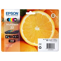 EPSON Multipack 5-colours 33 Claria Premium Ink NARANJAS RF+AM