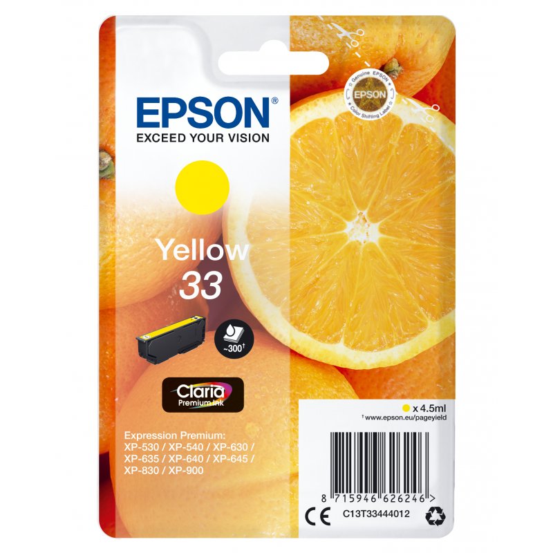 EPSON Expression Home XP-530 Cartucho Amarillo