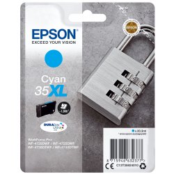 EPSON Singlepack Cyan 35XL DURABrite Ultra Ink