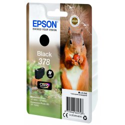 EPSON Singlepack Black 378 Claria Photo HD Ink con RF