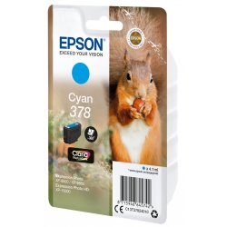 EPSON Singlepack Cyan 378 Claria Photo HD Ink