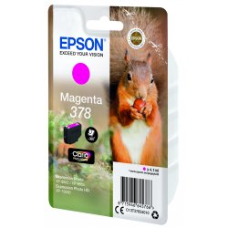 EPSON Singlepack Magenta 378 Claria Photo HD Ink