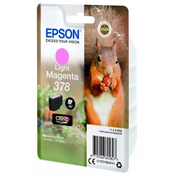 EPSON Singlepack Light Magenta 378 Claria Photo HD Ink