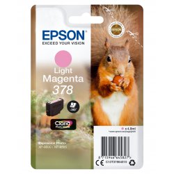 EPSON Singlepack Light Magenta 378 Claria Photo HD Ink con RF