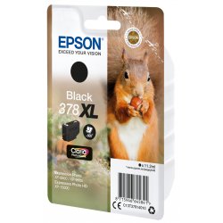 EPSON Singlepack Black 378XL Claria Photo HD Ink con RF