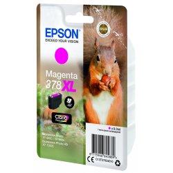 EPSON Singlepack Magenta 378XL Claria Photo HD Ink