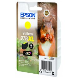 EPSON Singlepack Yellow 378XL Claria Photo HD Ink con RF