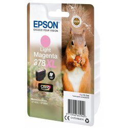 EPSON Singlepack Light Magenta 378XL Claria Photo HD Ink con RF