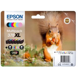 EPSON Multipack 6-colours 378XL Claria Photo HD Ink con RF