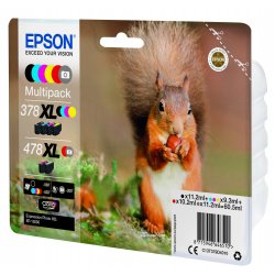 EPSON Multipack 6-colours 478XL Claria Photo HD Ink RF+AM