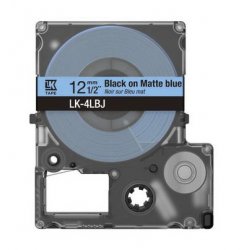 EPSON Cartucho de etiquetas Matte Tape   Green/Black 24mm(8m)   LK-6GBJ