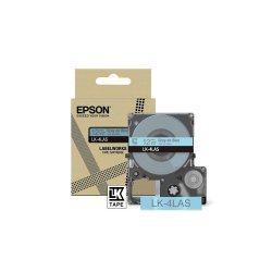 EPSON Cartucho de etiquetas Colour Tape   Blue/Grey 12mm(8m)   LK-4LAS