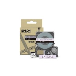 EPSON Cartucho de etiquetas Colour Tape   Lavender/Grey 12mm(8m)   LK-4UAS