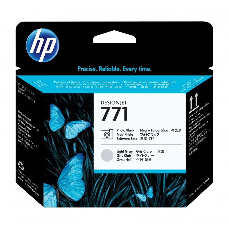 HP DesignJet Z6200/771 Cabezal negro fotografico/gris claro