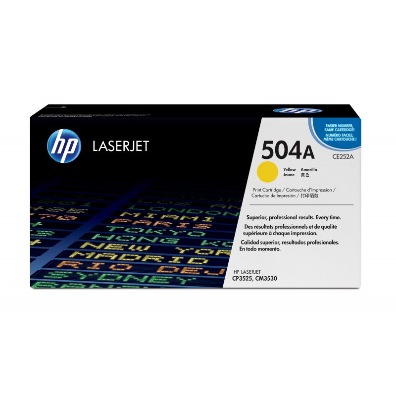 HP Laserjet CP3525 Toner Amarillo 504A