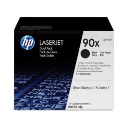 HP Laserjet M4555mfp Toner Negro 90X (Pack 2)