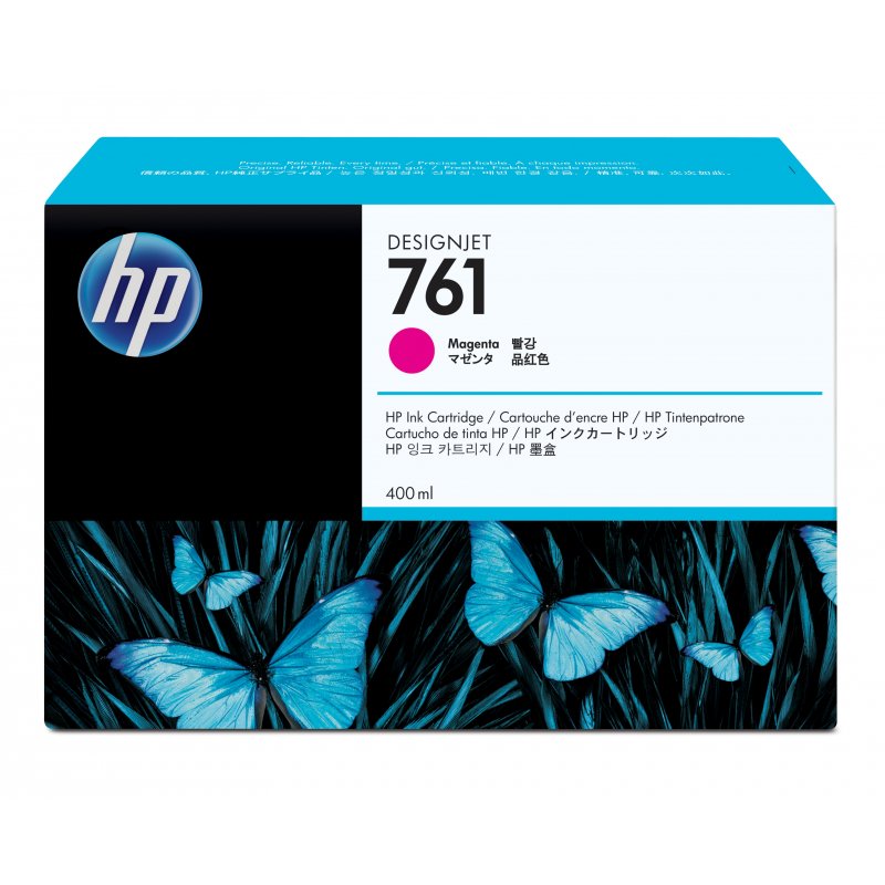 HP Designjet T7100 Cartucho Magenta nº761 400ml