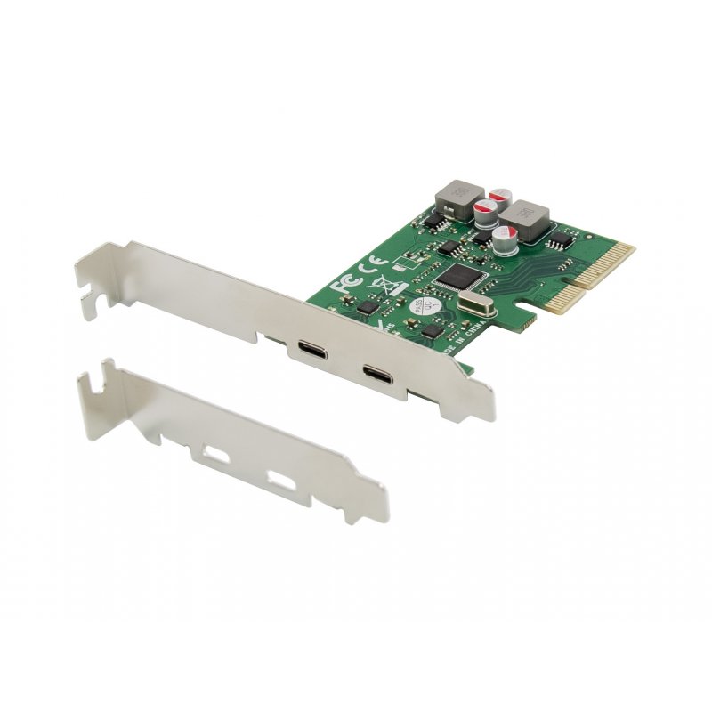 CONCEPTRONIC 2-Port USB 3.2 Gen 2 PCIe Card, Self-Powered