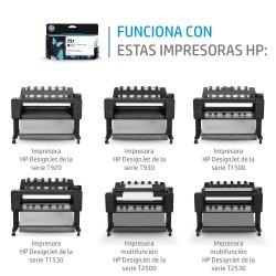 HP DesignJet T1500/T920 Cartucho Gris Nº727
