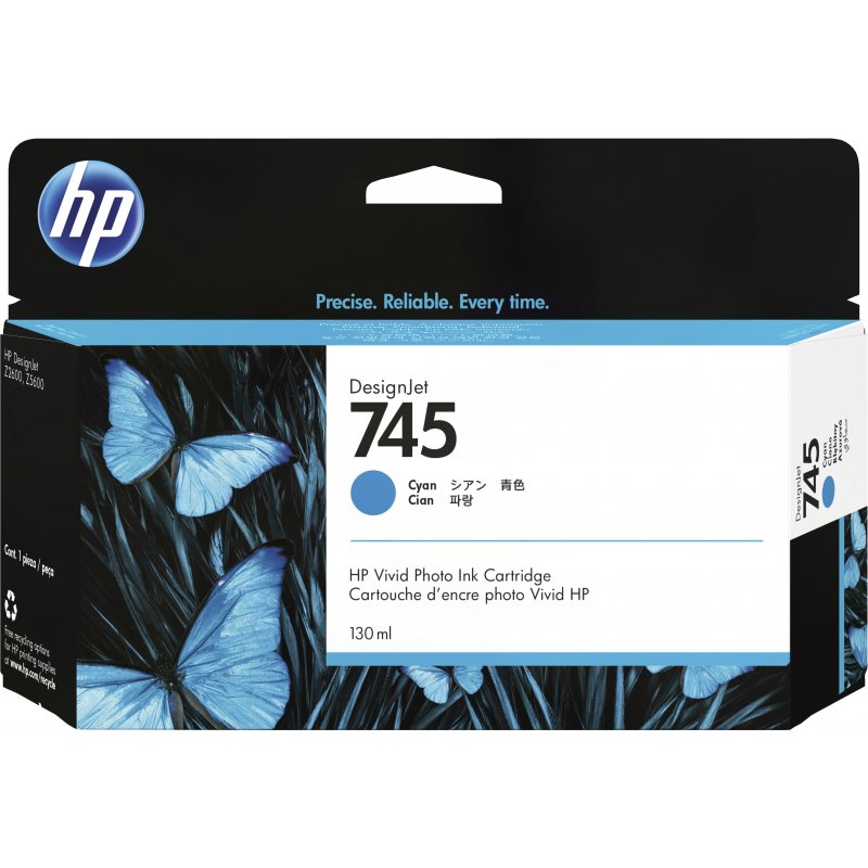 HP DesignJet 745 Cartucho Cyan 130ml