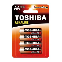 TOSHIBA Pack de 4 Pilas AA...