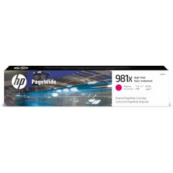 HP PageWide Enterprise Color 556 / MFP 586 Cartucho de Alta capacidad Magenta nº981X