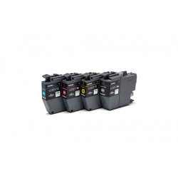 BROTHER Pack de 4 cartuchos de tinta negro, cian, magenta y amarillo LC3217VAL para MFCJ5330, MFCJ65