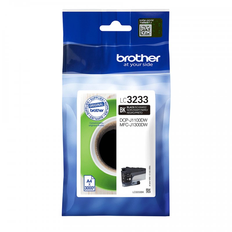 BROTHER Cartucho de tinta NEGRA LC3233BK