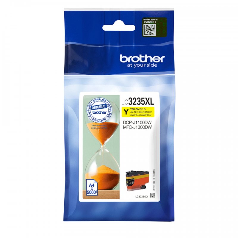 BROTHER Cartucho tinta  Amarillo LARGA DURACION LC3235XLY