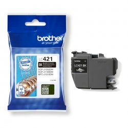BROTHER Cartucho de tinta negro LC421BK para DCP-J1050DW / DCP-J1140DW / MFC-J1010DW