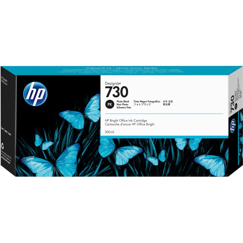 HP nº730 300-ml Photo Black Ink Crtg