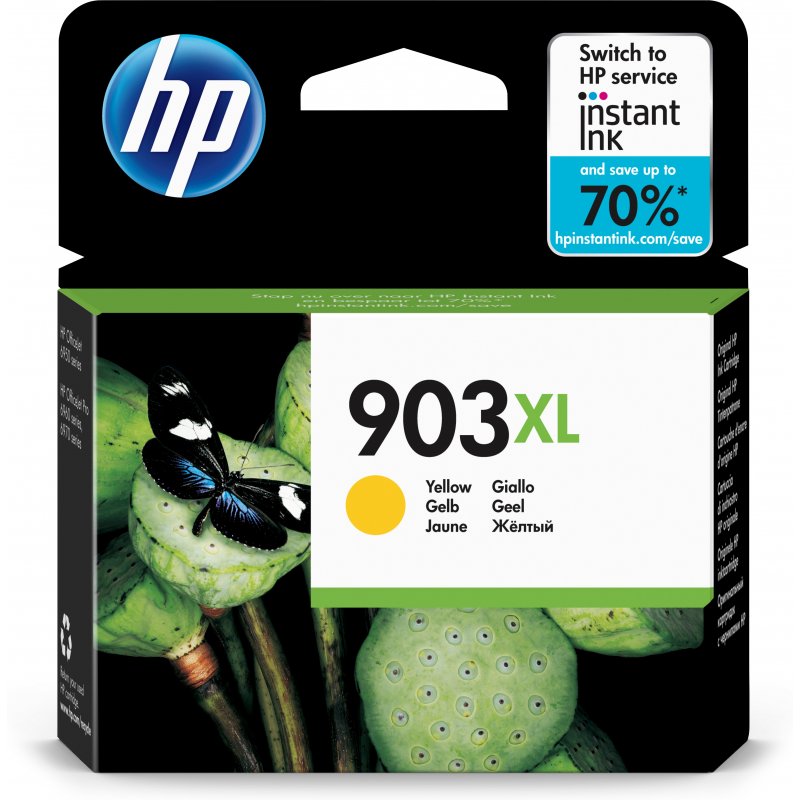 HP  OfficeJet Pro 6860 / 6960 / 6970 Cartucho de tinta amarillo Nº903XL