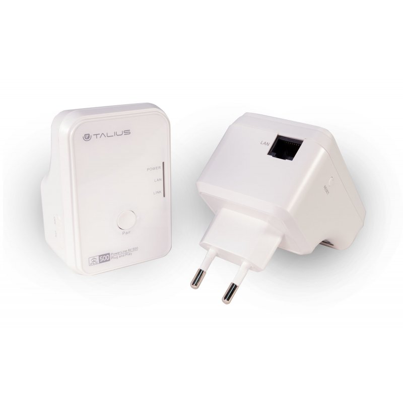 Talieus Talius redes PLC Kit AV500Mbps+AV300Mbps (1 wifi) PLC-500WKIT-V2
