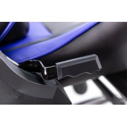 Talius silla Caiman V2 gaming black/blue reposapies, 4D, Frog, base metal, ruedas 75mm silicona, gas