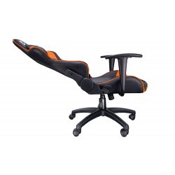 Talius silla Gecko V2 gaming negra/naranja,brazos fijos, butterfly, base nylon, ruedas nylon