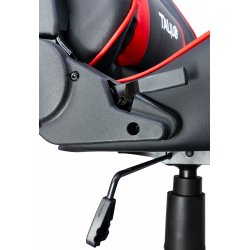 Talius silla Gecko V2 gaming negra/roja, brazos fijos, butterfly, base nylon, ruedas nylon, gas clas