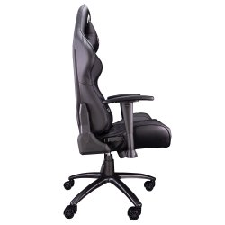 Talius silla Komodo gaming black, 2D, butterfly, base metal, ruedas 60mm nylon, gas clase 4, 2 almoh