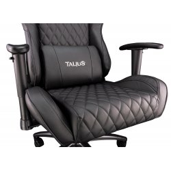 Talius silla Komodo gaming black, 2D, butterfly, base metal, ruedas 60mm nylon, gas clase 4, 2 almoh