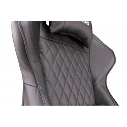 Talius silla Komodo gaming black, 2D, butterfly, base metal, ruedas 60mm nylon, gas clase 4, 2 almoh