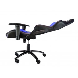 Talius silla Lizard V2 gaming black/blue 2D, butterfly, base metal, ruedas 60mm nylon, gas clase 4