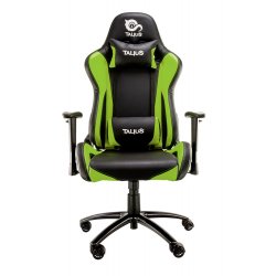 Talius silla Lizard V2 gaming black/Green 2D, butterfly, base metal, ruedas 60mm nylon, gas clase 4
