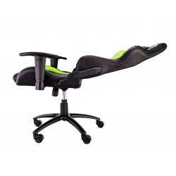 Talius silla Lizard V2 gaming black/Green 2D, butterfly, base metal, ruedas 60mm nylon, gas clase 4