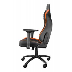TALIUS silla Vulture gaming negra/naranja butterfly 4D base metal ruedas nylon